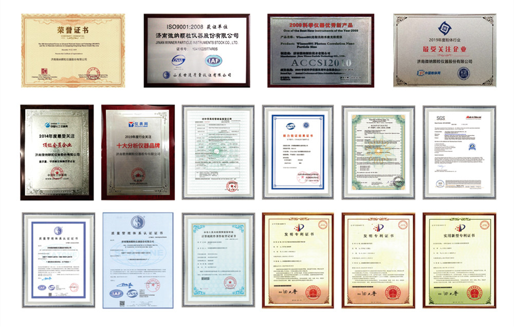 Tecnologia patenteada de teste de part&iacute;culas Winner