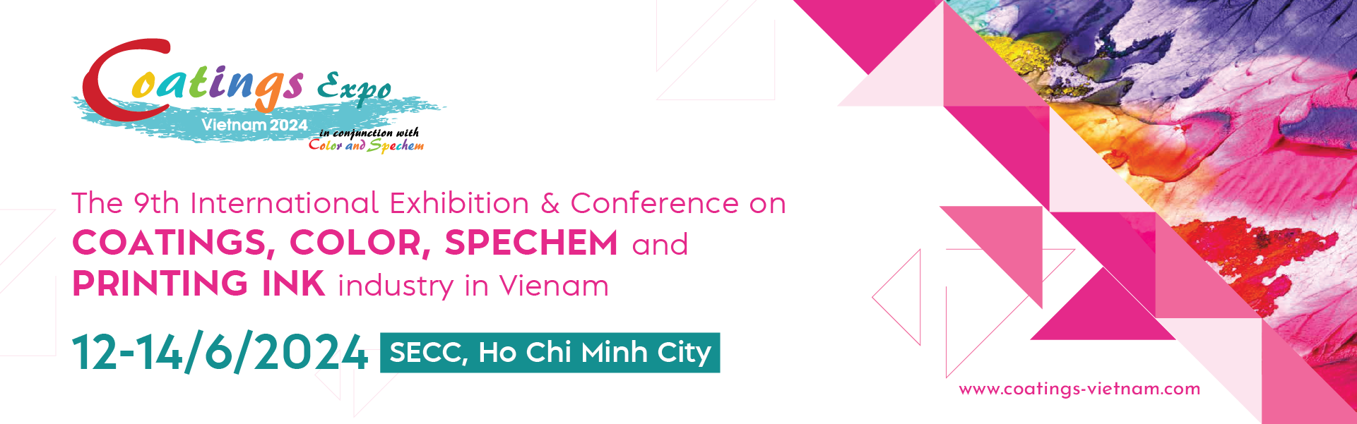 Exibiremos na Vietnam Paint Expo 2024