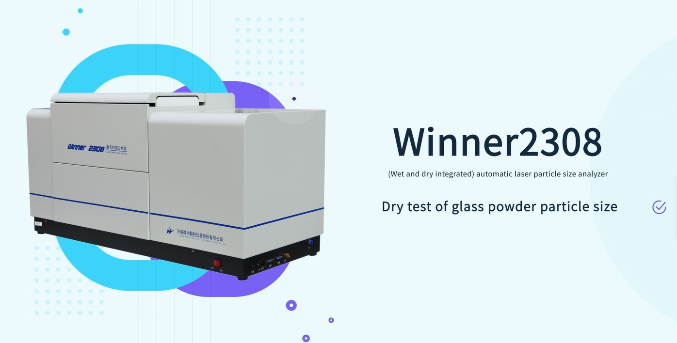 Uso do Winner 2308 para medir amostras de p&oacute; de vidro para clientes